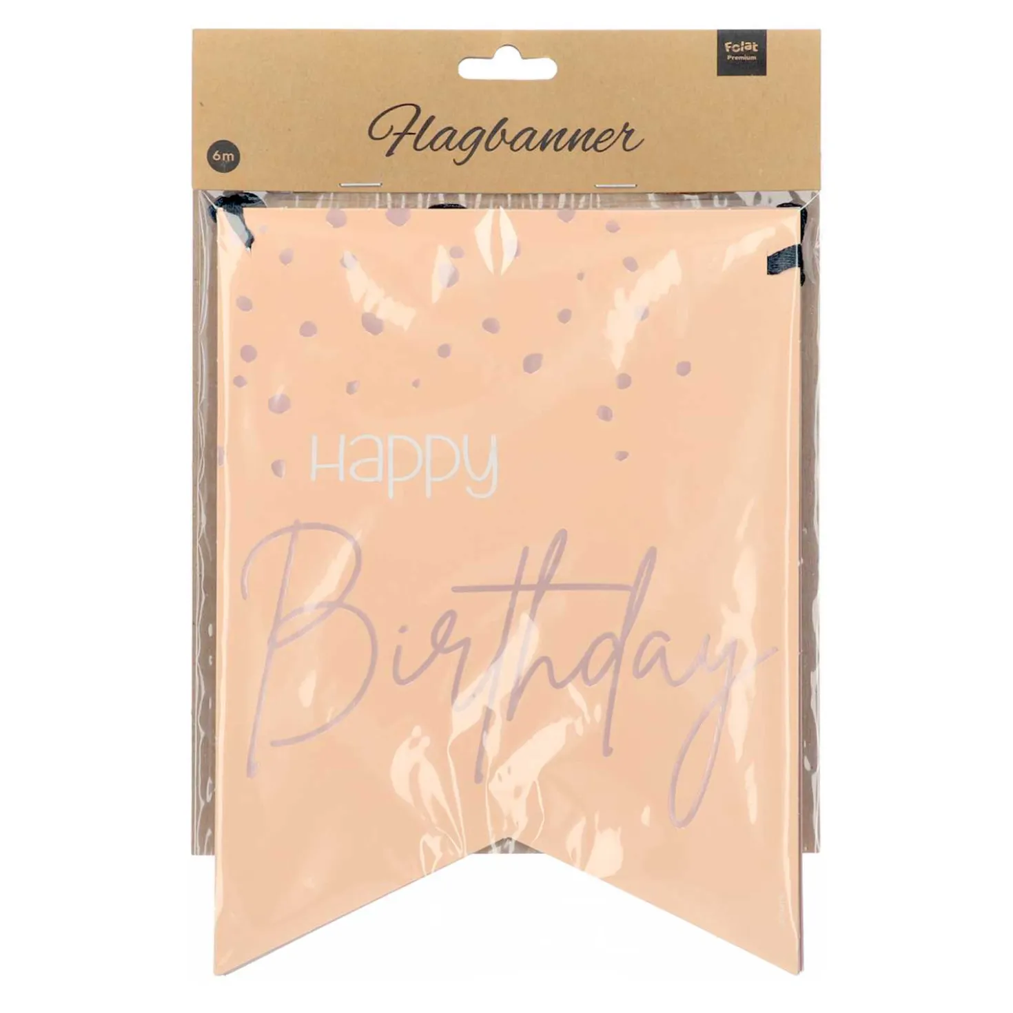 Wimpelkette Happy Birthday Lush Blush 6 m