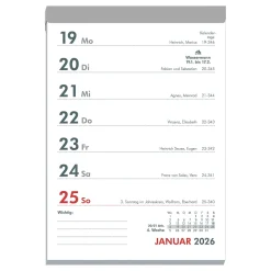 Wochenabreißkalender