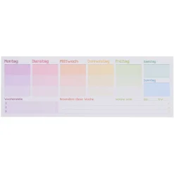Wochenplaner Trendstuff lang Rainbow