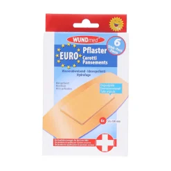 Wundmed ® Euro-Pflaster wasserabweisend, 50 x 100 mm, 6 Stück