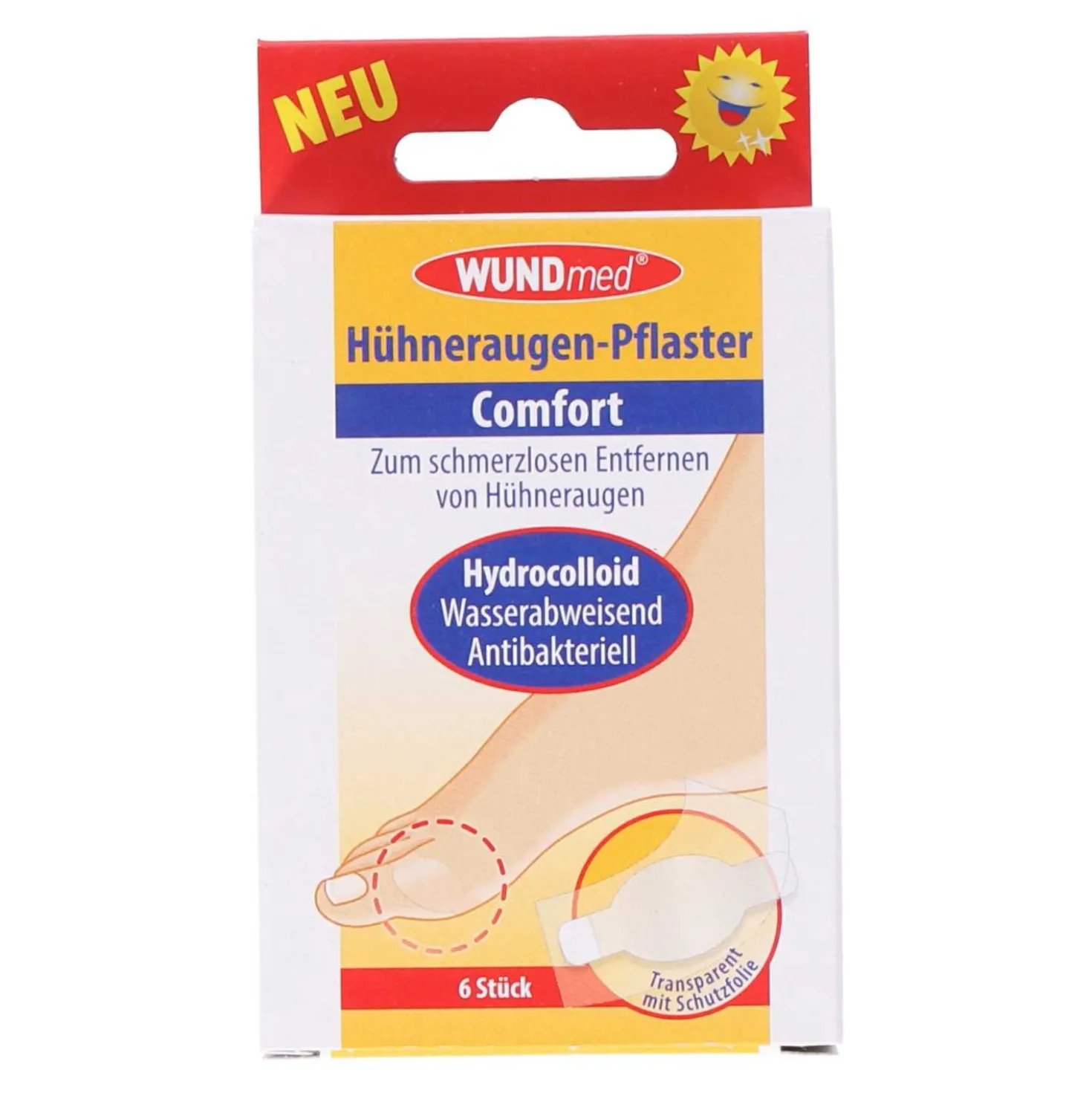 Wundmed Hühneraugenpflaster Comfort, 6 Stück