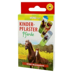 Wundmed Kinderpflaster Pferde, 10 Stück