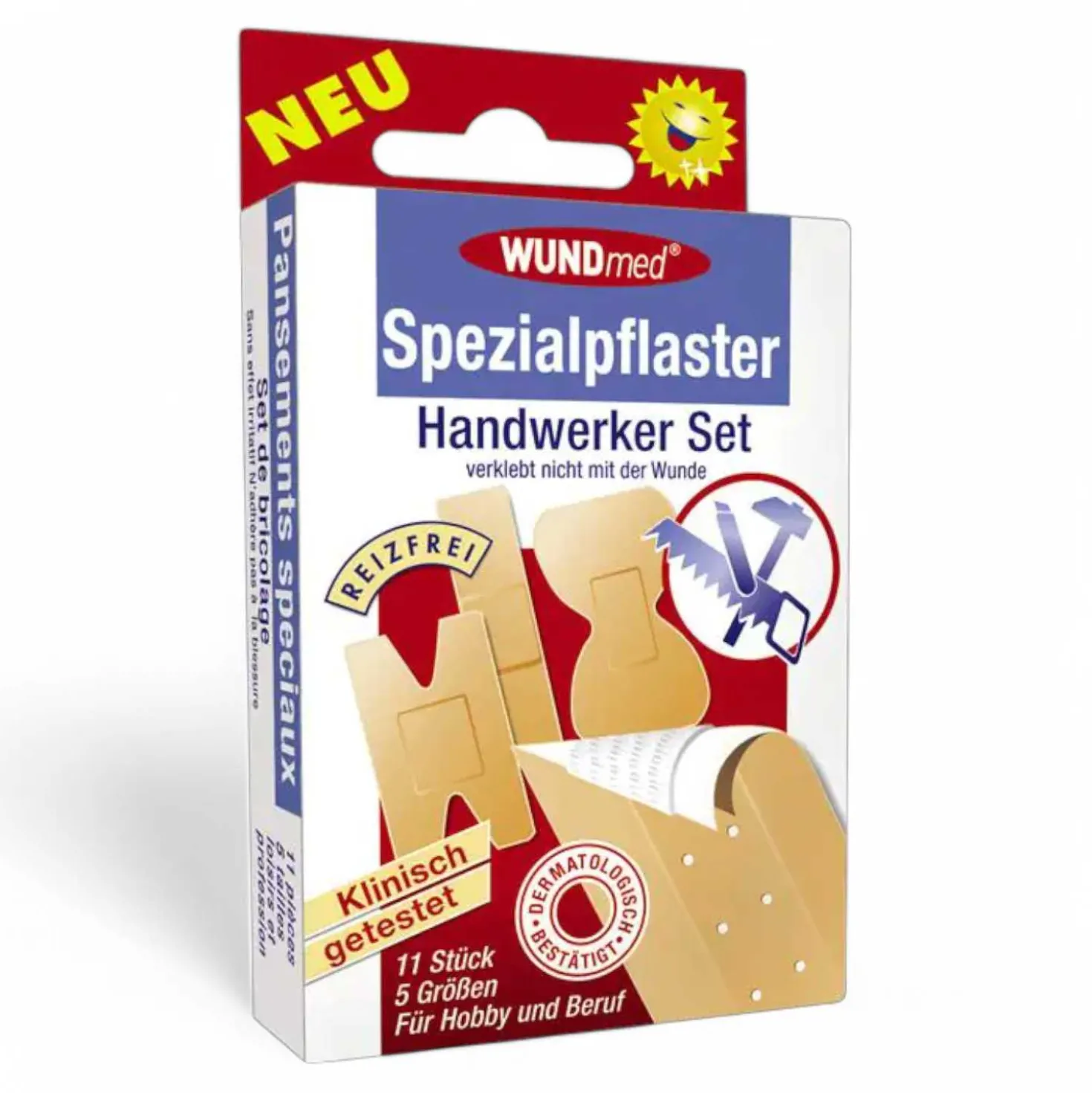 Wundmed Spezialpflaster-Set für Handwerker, 11-teilig