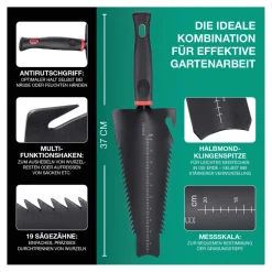 Wurzelschaufel EASYmaxx, 37 cm