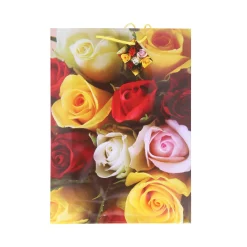 XXL Geschenktüte Lack Blumen A3