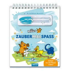 Zauber-Malbuch Die Maus Wassermalspaß