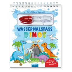 Zauber-Malbuch Dinos Wassermalspaß