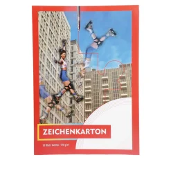 Zeichenkarton DIN A4, weiß, 190 g/m², 10 Blatt