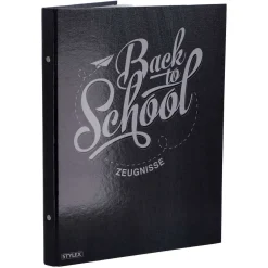 Zeugnismappe Hardcover mit 20 Hüllen für DIN A4-Dokumente